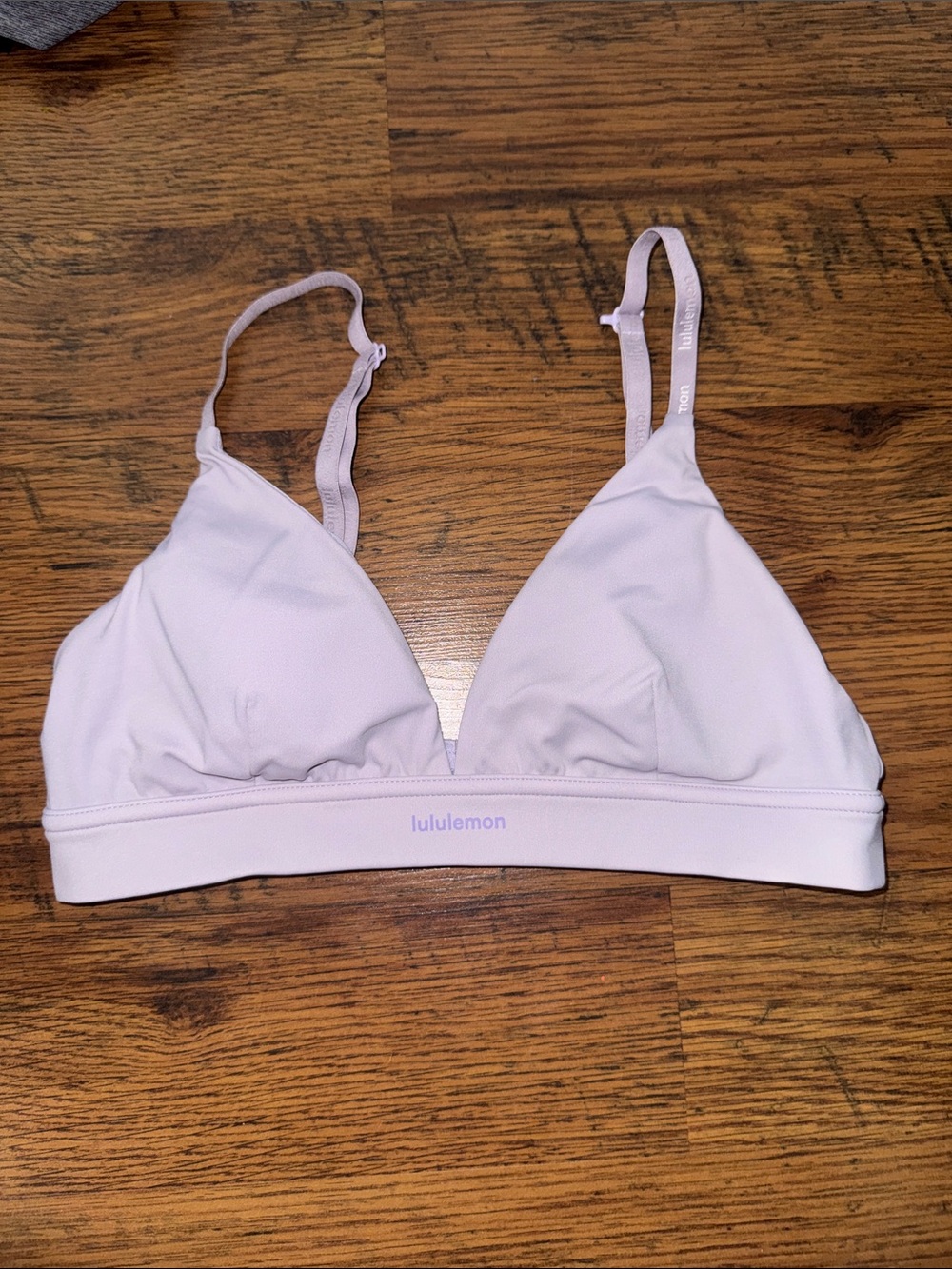lululemon light lavender triangle bralette - women 29.1.B12